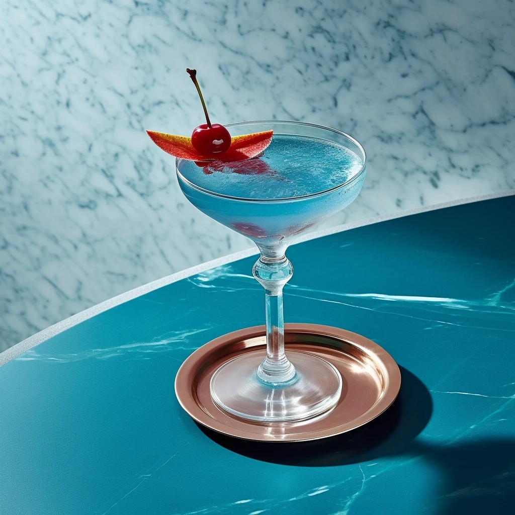 Blue Lady Cocktail-Bild