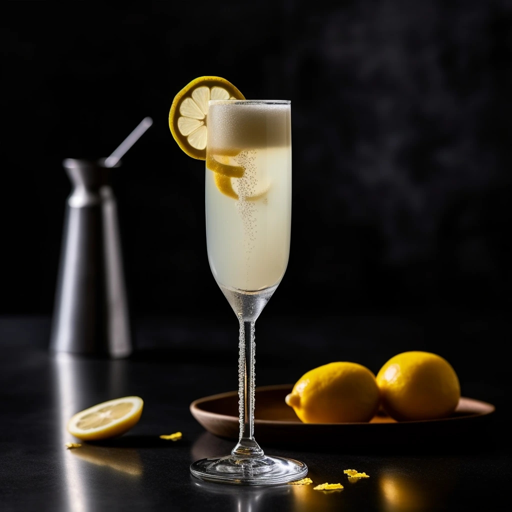 French 75 Cocktail-Bild