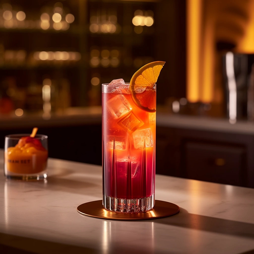 Rosso e Freddo Cocktail-Bild