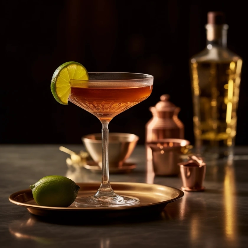 Tequila Manhattan Cocktail-Bild
