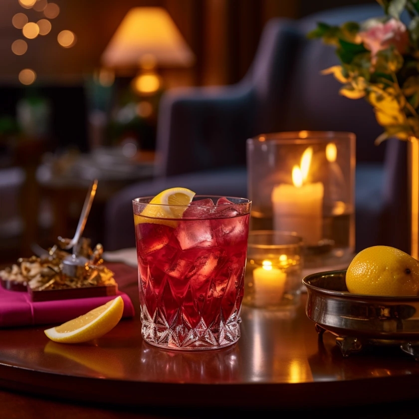 Vermouth Cassis Cocktail-Bild
