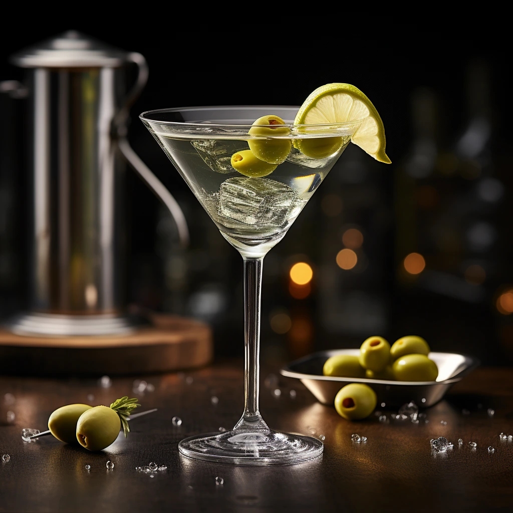 Vodka Martini Cocktail-Bild